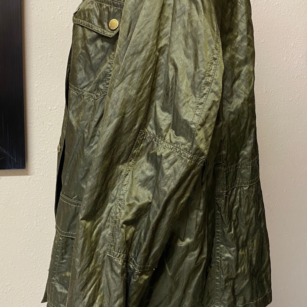 Michael Michael Kors 3X Metallic Green/Gold Jacket EUC! - Picture 5 of 9